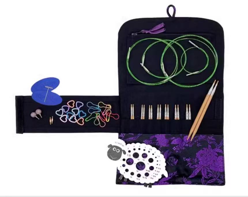 Hiyahiya Sharp/ Steel/ Bamboo PREMIUM Interchangeable Set (2.75-5.00mm, 8 sets)