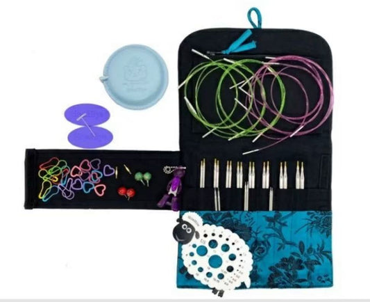 Hiyahiya Sharp/ Steel Interchangeable Set (2.00-5.00mm, 11 sets of needles)